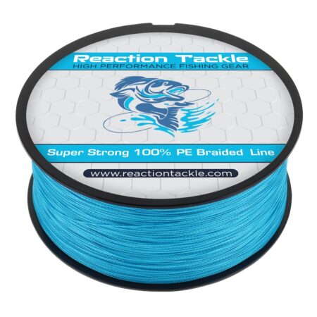 Reaction Tackle Braided Fishing Line Sea Blue 30LB 1000yd