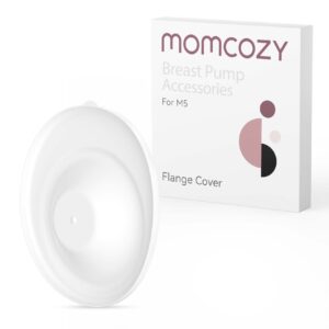 Momcozy Flange Cover Only Compatible with Momcozy M5, NOT for Others. Dust-Proof Flange Cover Original M5 Breast Pump Replacement Accessories, 1 Pack