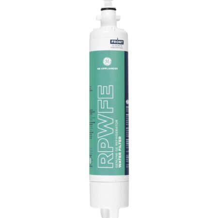 GE RPWFE Refrigerator Water Filter, Genuine Replacement Filter, Certified to Reduce Lead, Sulfur, and 50+ Other Impurities, Replace Every 6 Months for Best Results, Pack of 1