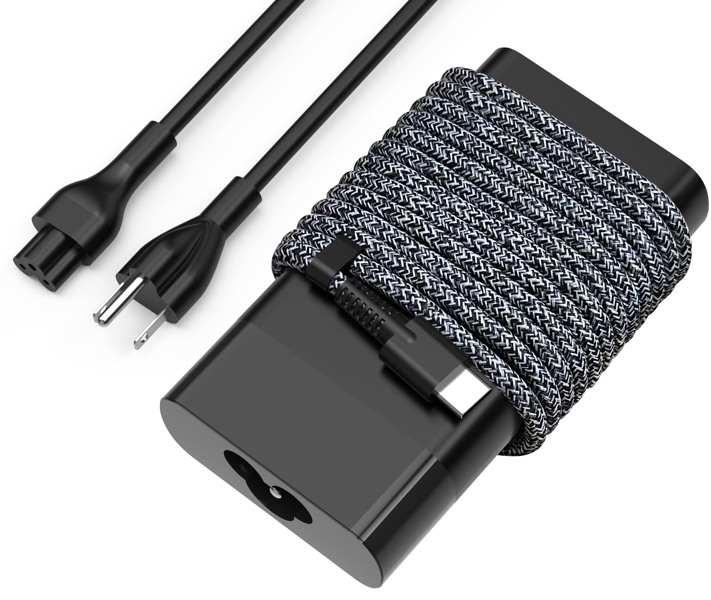 QIOUZW New Slim 65W USB C Laptop Charger Compatible with HP Spectre X360,Spectre,Elitebook x360,Elitebook,Envy,Omnibook,Chromebook,Elite x2,Zbook,ProBook Travel Type C AC Adapter Power Cord Supply