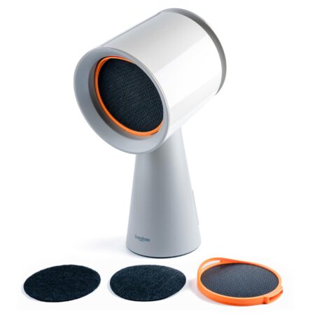 BREETEE Portable Range Hood Kitchen - Powerful 3-Speed Suction Desktop Compact Range Hood - 2x Triple Filters - 2x Carbon Filters - Original Low Noise Kitchen Exhaust Fan with Large Oil Collection Cup